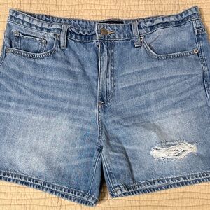Lucky Brand Boyfriend Light Blue High Waist Women Shorts